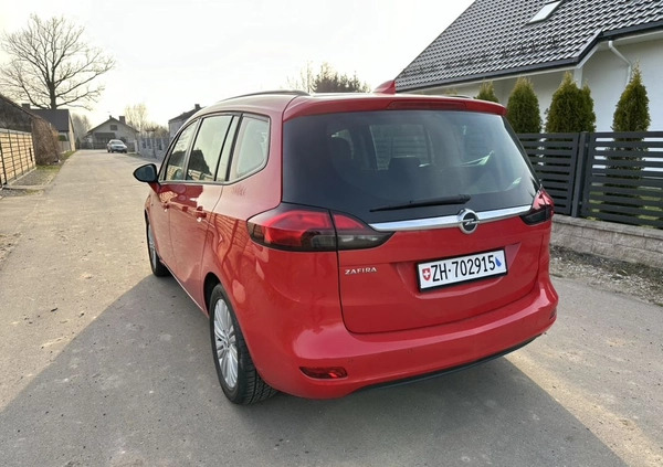 Opel Zafira cena 53800 przebieg: 66400, rok produkcji 2017 z Siedlce małe 704